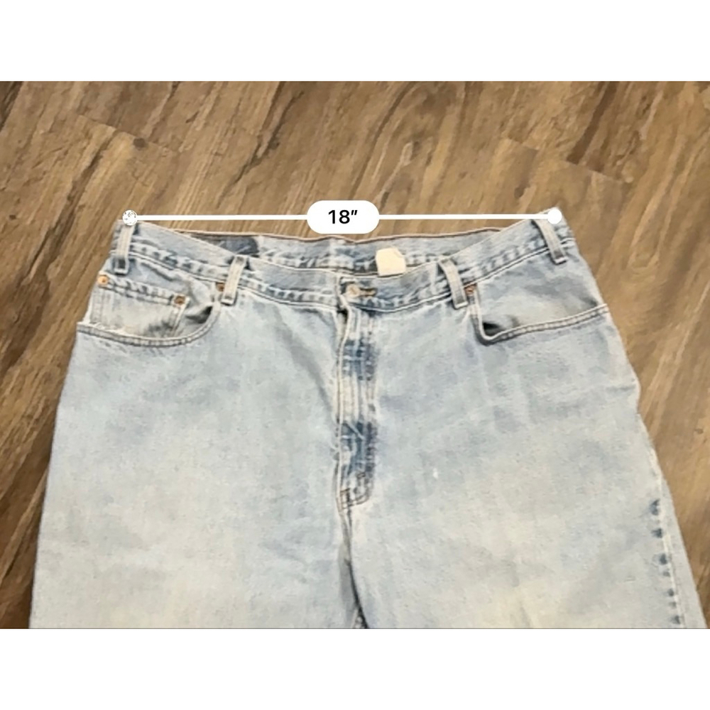 Vtg 90s Levi’s Men’s 560 Loose Fit Tapered Leg Jeans Light USA Made Sz 42x30​ - Picture 5 of 10